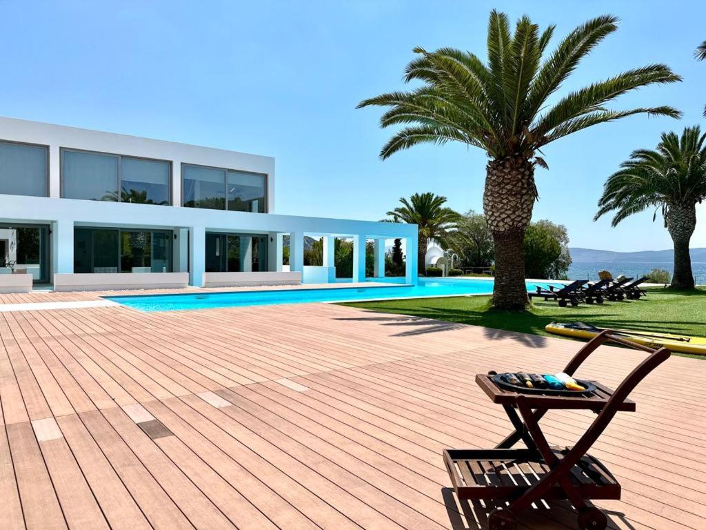 Leblanc Luxurious Beachfront Villa, Gcollectiongr Эрмиони Экстерьер фото