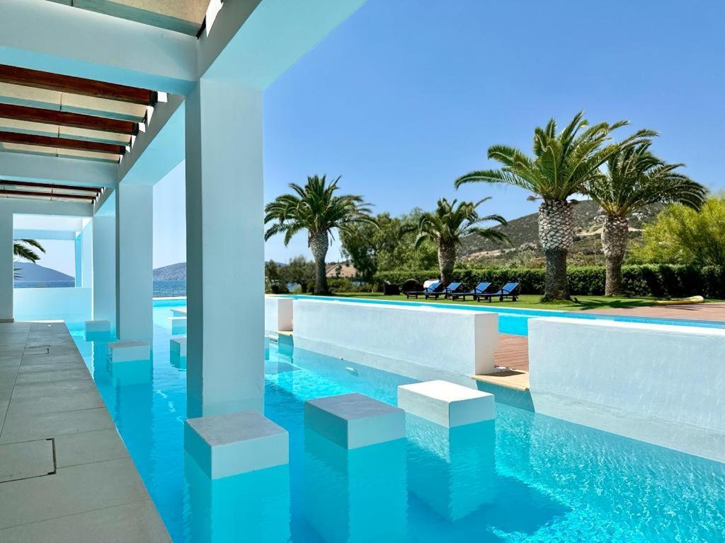 Leblanc Luxurious Beachfront Villa, Gcollectiongr Эрмиони Экстерьер фото